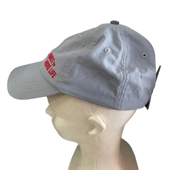 Orange Theory Mens Adjustable Strapback Hat A Quest For More Life Gray - Picture 5 of 6